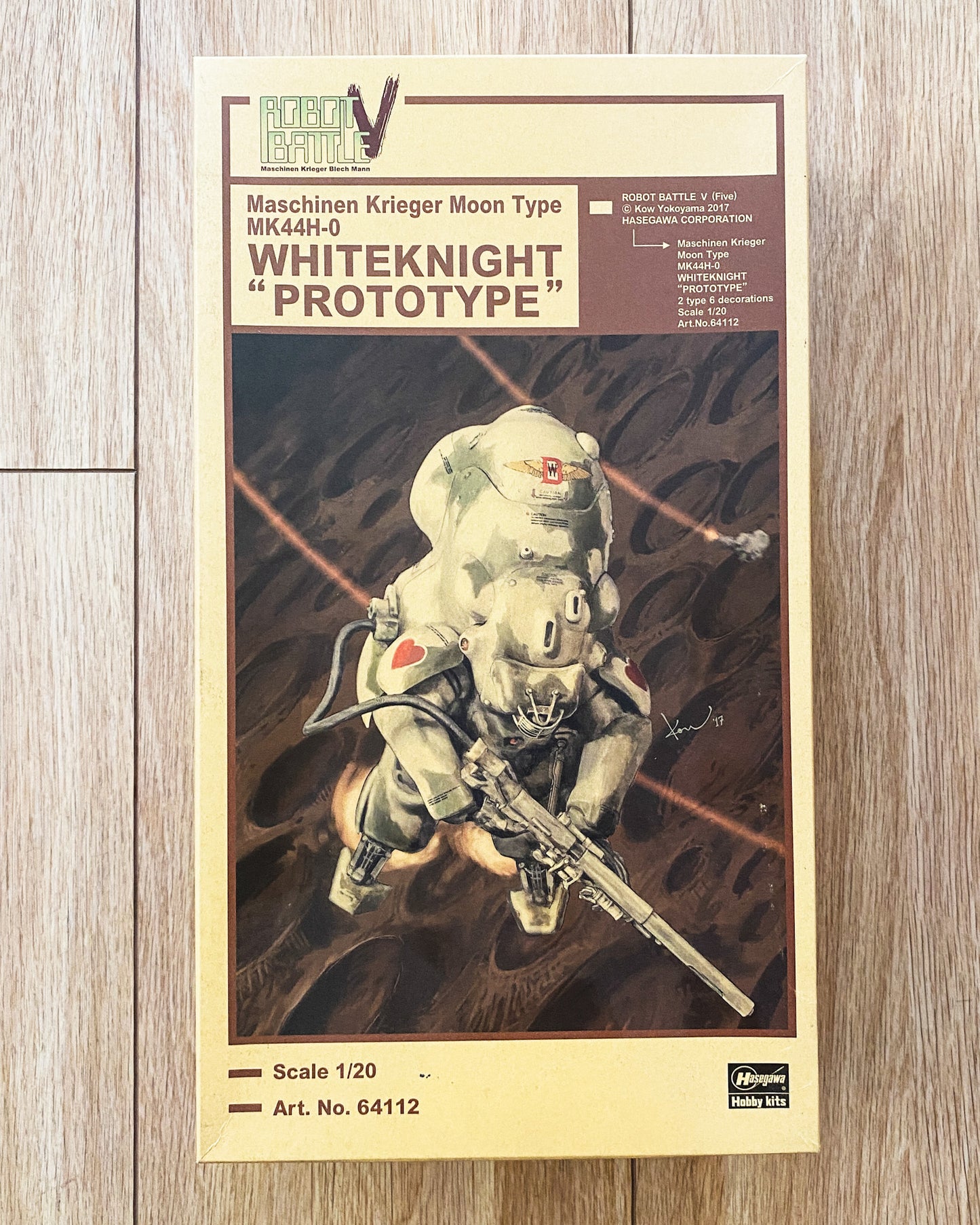 Hasegawa 1/20 MK44 White Knight Prototype — Kit Only