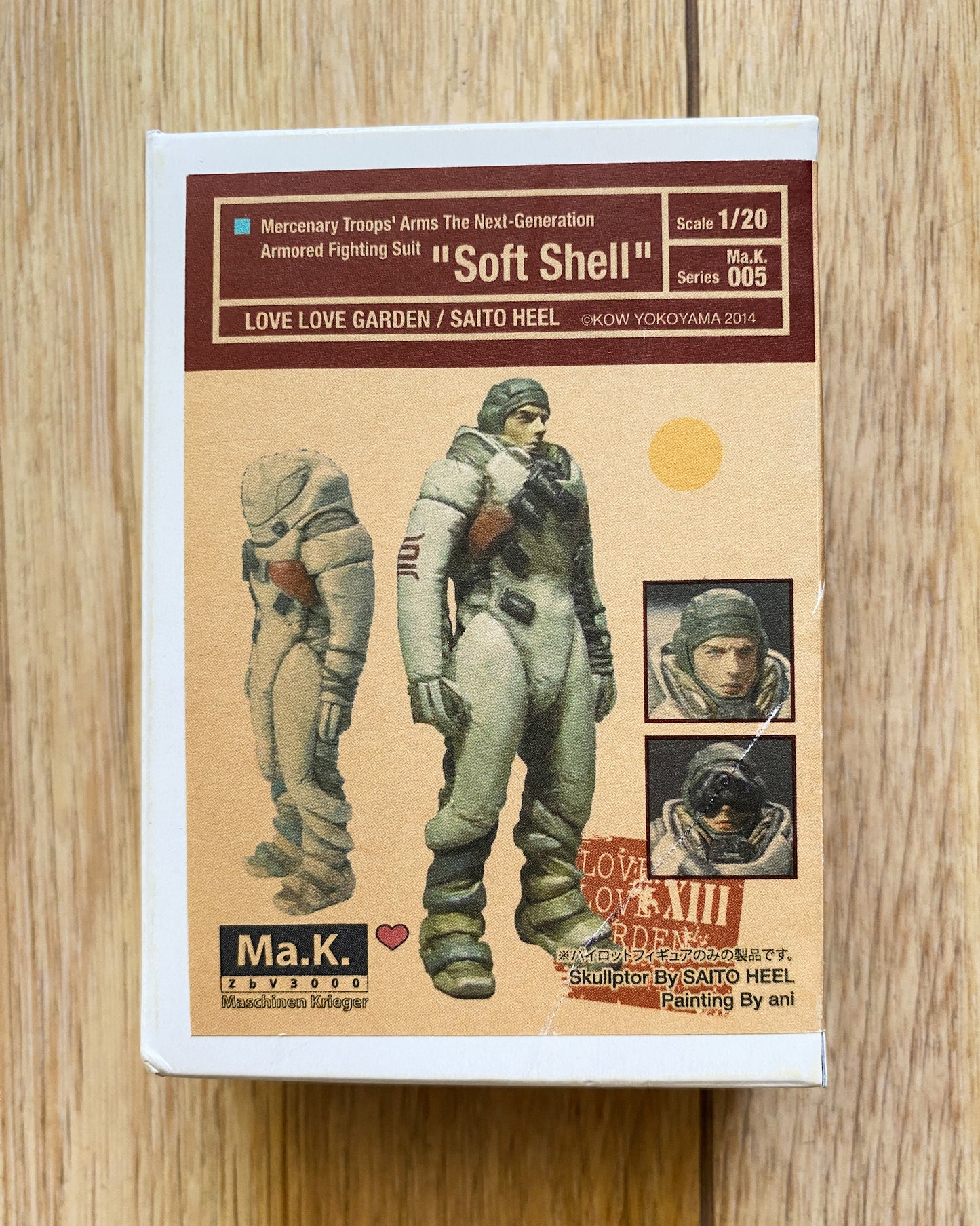 Ma.K. 1/20 "Soft Shell" Pilot Figure — Kit Only