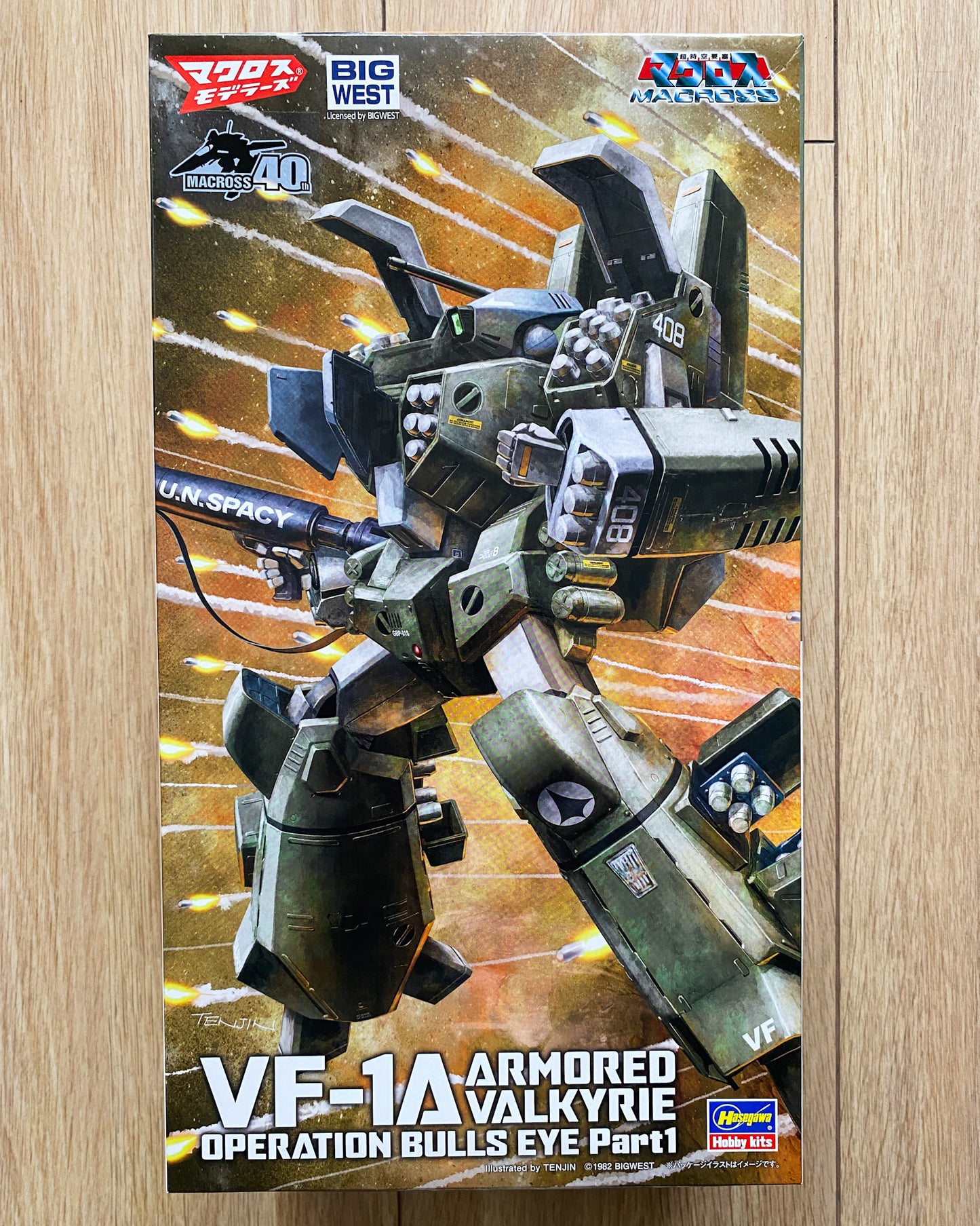 Hasegawa 1/72 Macross VF-1A Armored Valkyrie Operation Bulls Eye Part 1 — Kit Only