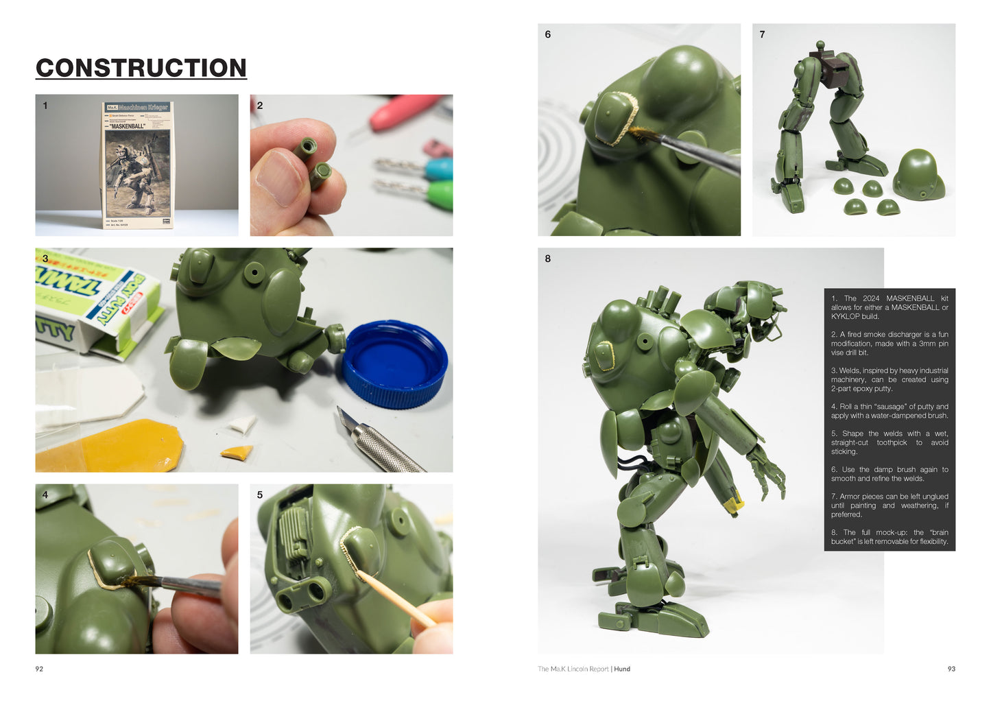 Hasegawa 1/20 Maschinen Krieger MASKENBALL (Großer Hund Variant)