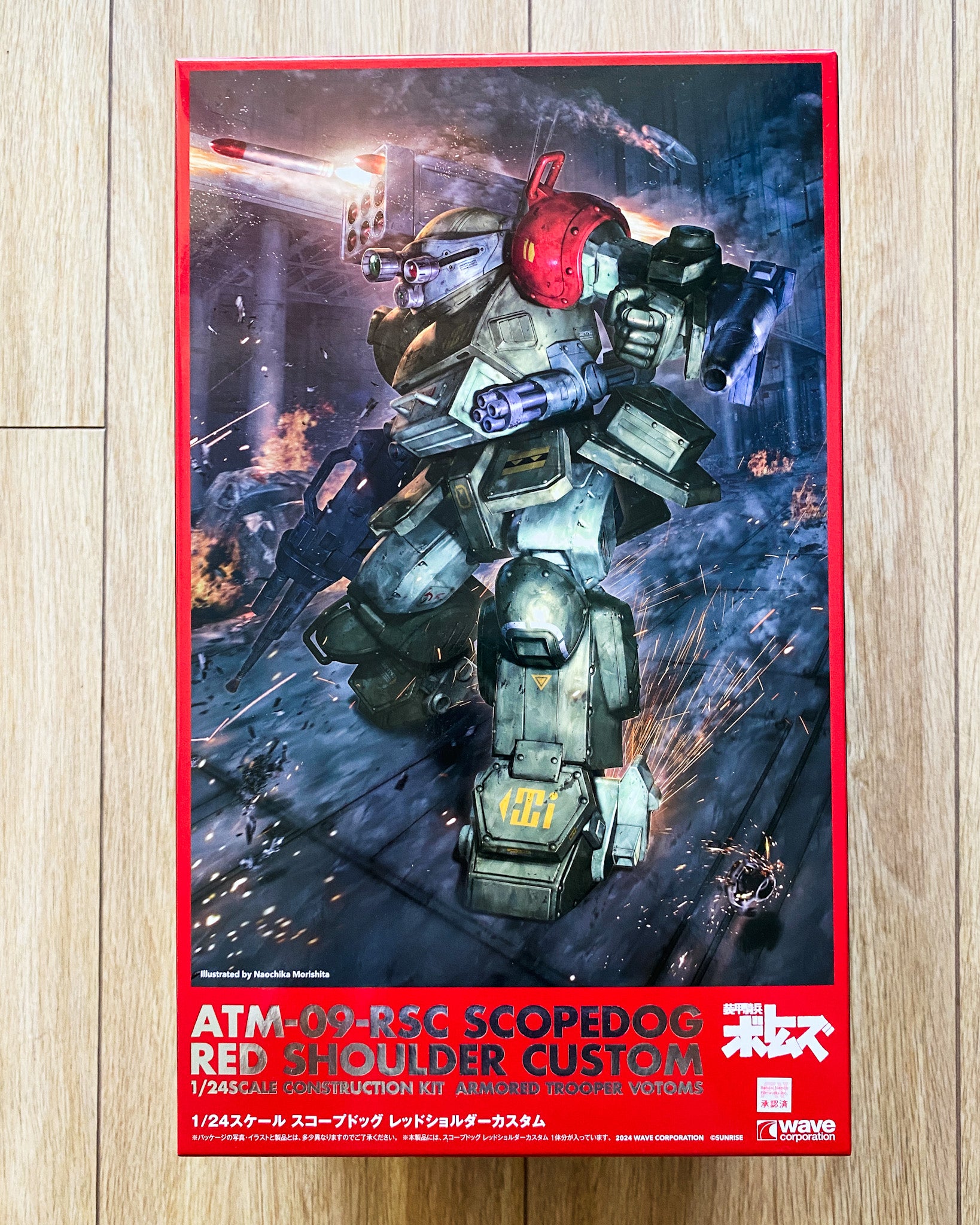 Scopedog Red Shoulder Custom – 1/24 WAVE Model Kit (Studio Test