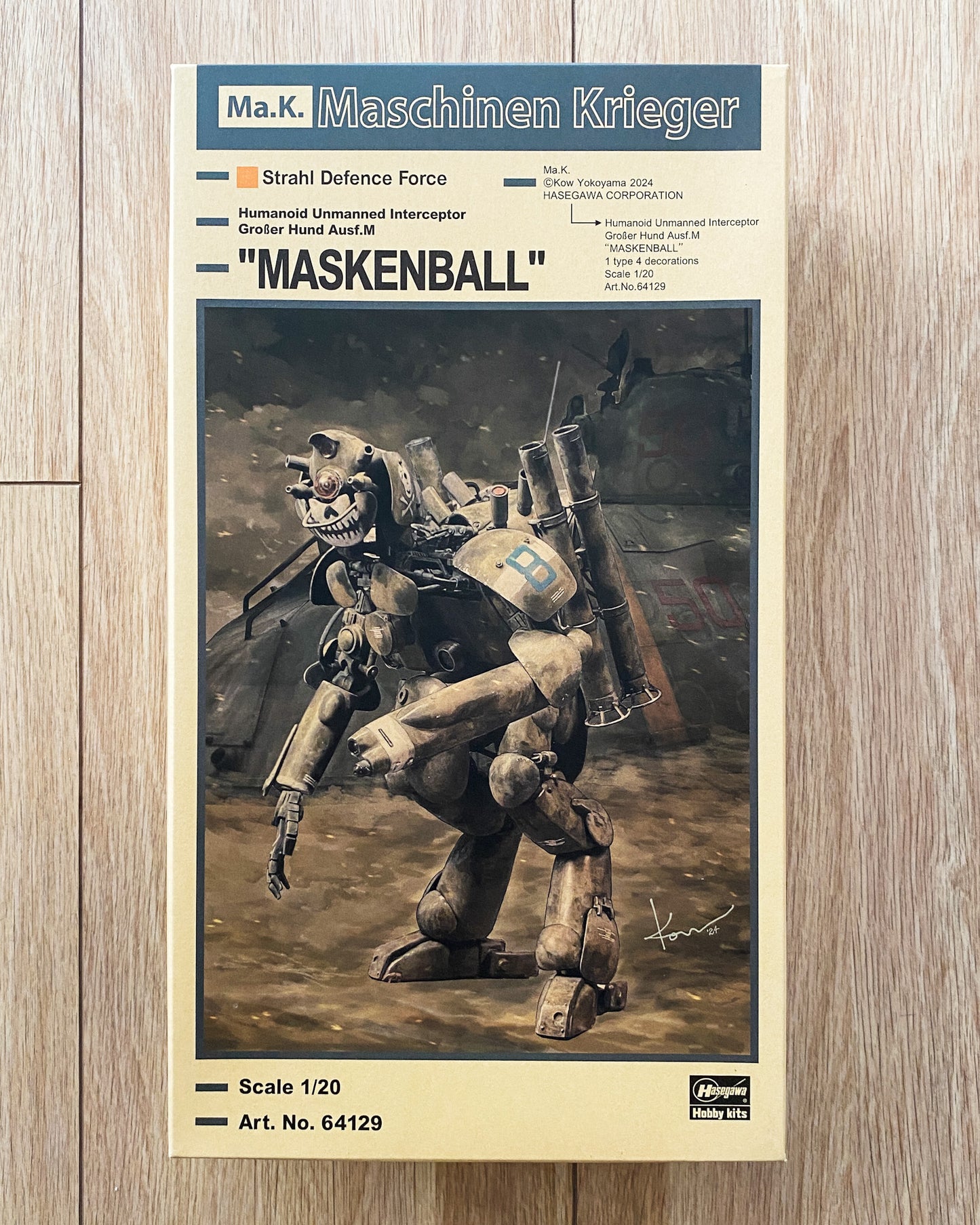 Hasegawa 1/20 Maschinen Krieger MASKENBALL (Großer Hund Variant)