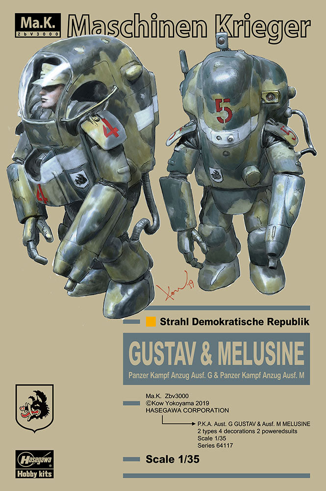 Hasegawa P.K.A. Ausf G Gustav / Ausf M Melusine - 1/35 Maschinen Krieger