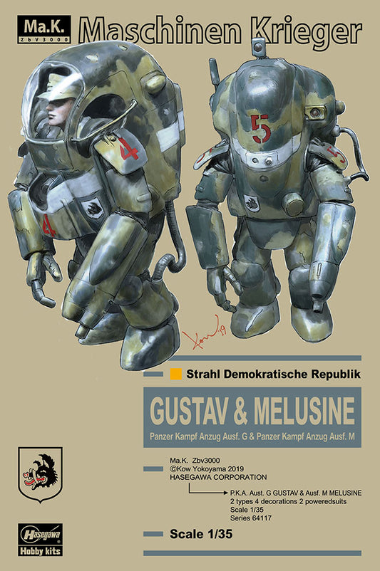 Hasegawa P.K.A. Ausf G Gustav / Ausf M Melusine - 1/35 Maschinen Krieger