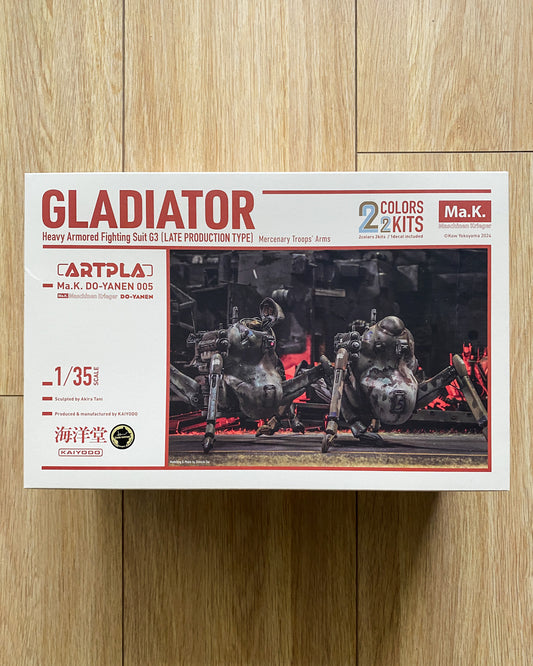 Kaiyodo Artpla 1/35 Ma.K. GLADIATOR — Kit Only