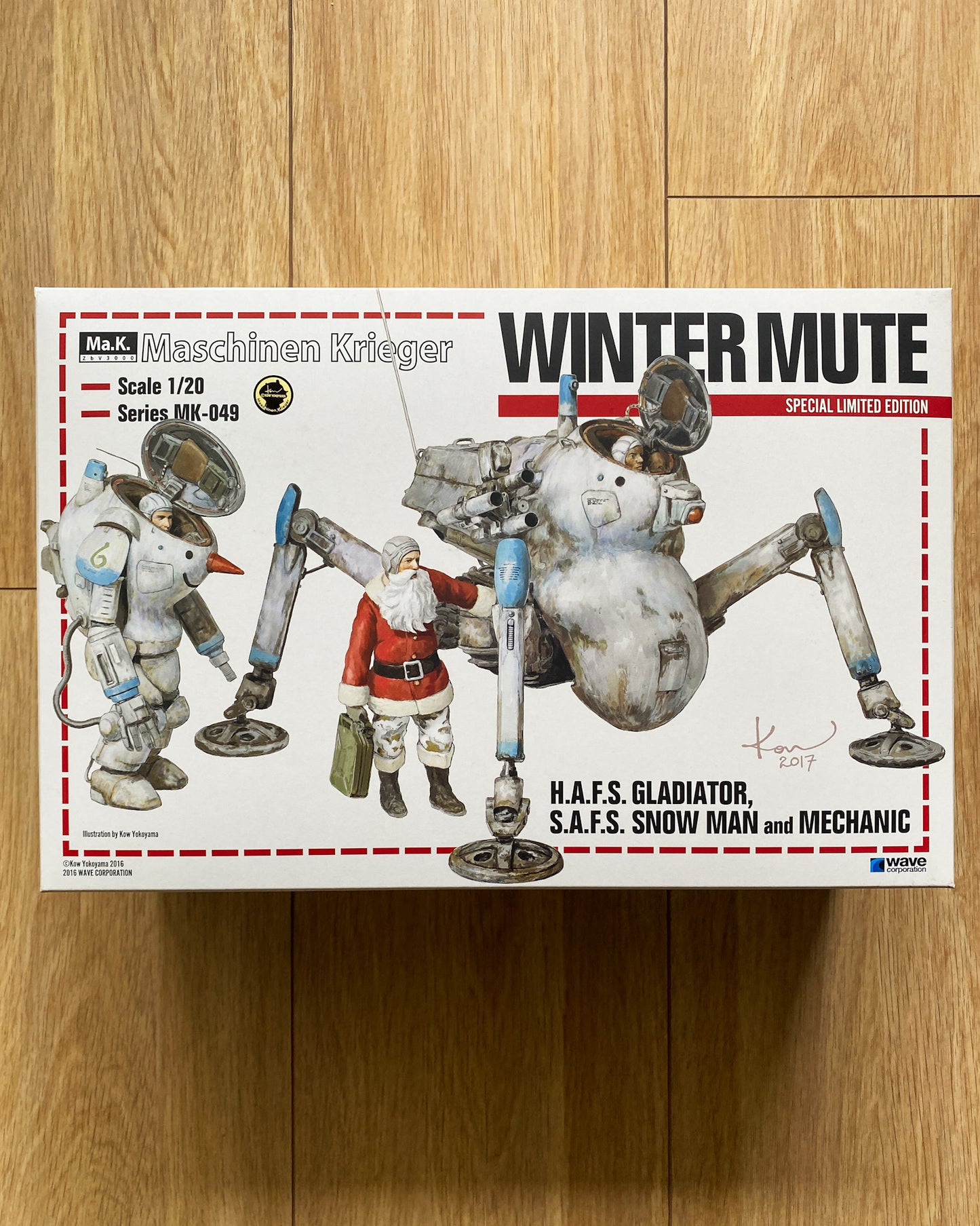 Product Title: WAVE 1/20 Ma.K. WINTER MUTE — Special Limited Edition Kit Only