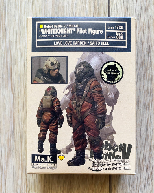 Ma.K. 1/20 MK44H "WHITEKNIGHT" Pilot Figure — Kit Only