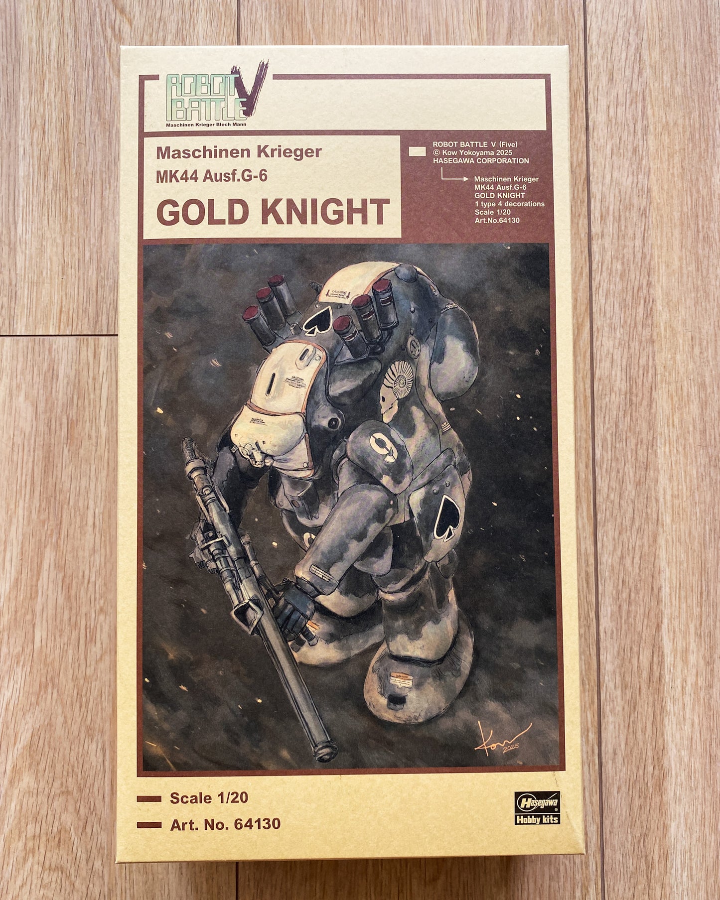 MK44G-6 Gold Knight – Hasegawa 1/20 Scale Model Kit (Ma.K)