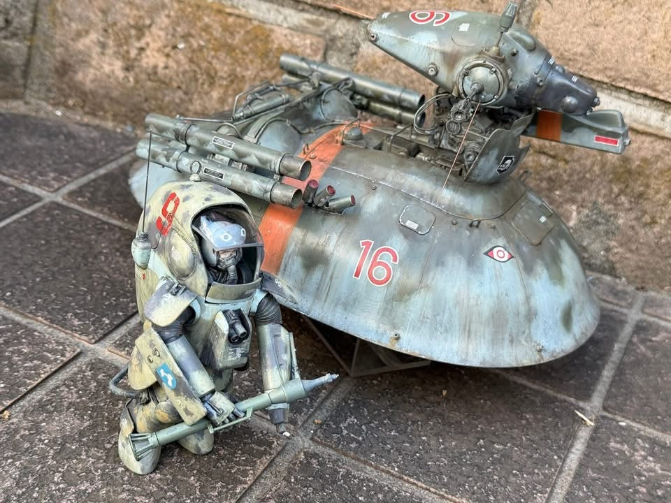 WAVE 1/20 Panzer Kampf Anzug Ausf D DORA — Kit Only