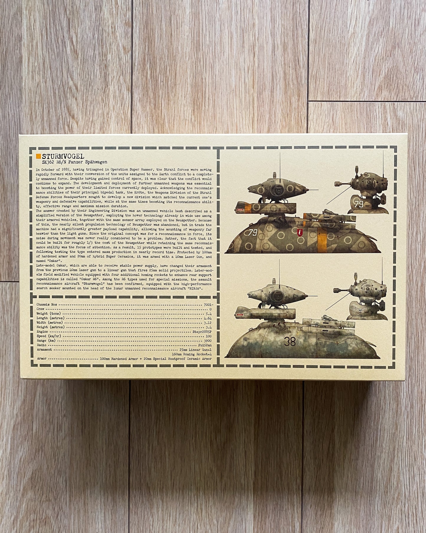 WAVE 1/20 Ma.K. STURM VÖGEL (R6/N) — SK362 Panzer Spähwagen